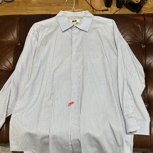 Brooks Brothers Light Blue Striped Dress Shirt